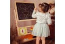 Mamabrum 2-in-1 Kindertafel Kreidetafel Whiteboard mit Magnetbuchstaben Bild 3