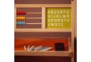 Mamabrum 2-in-1 Kindertafel Kreidetafel Whiteboard mit Magnetbuchstaben Bild 4