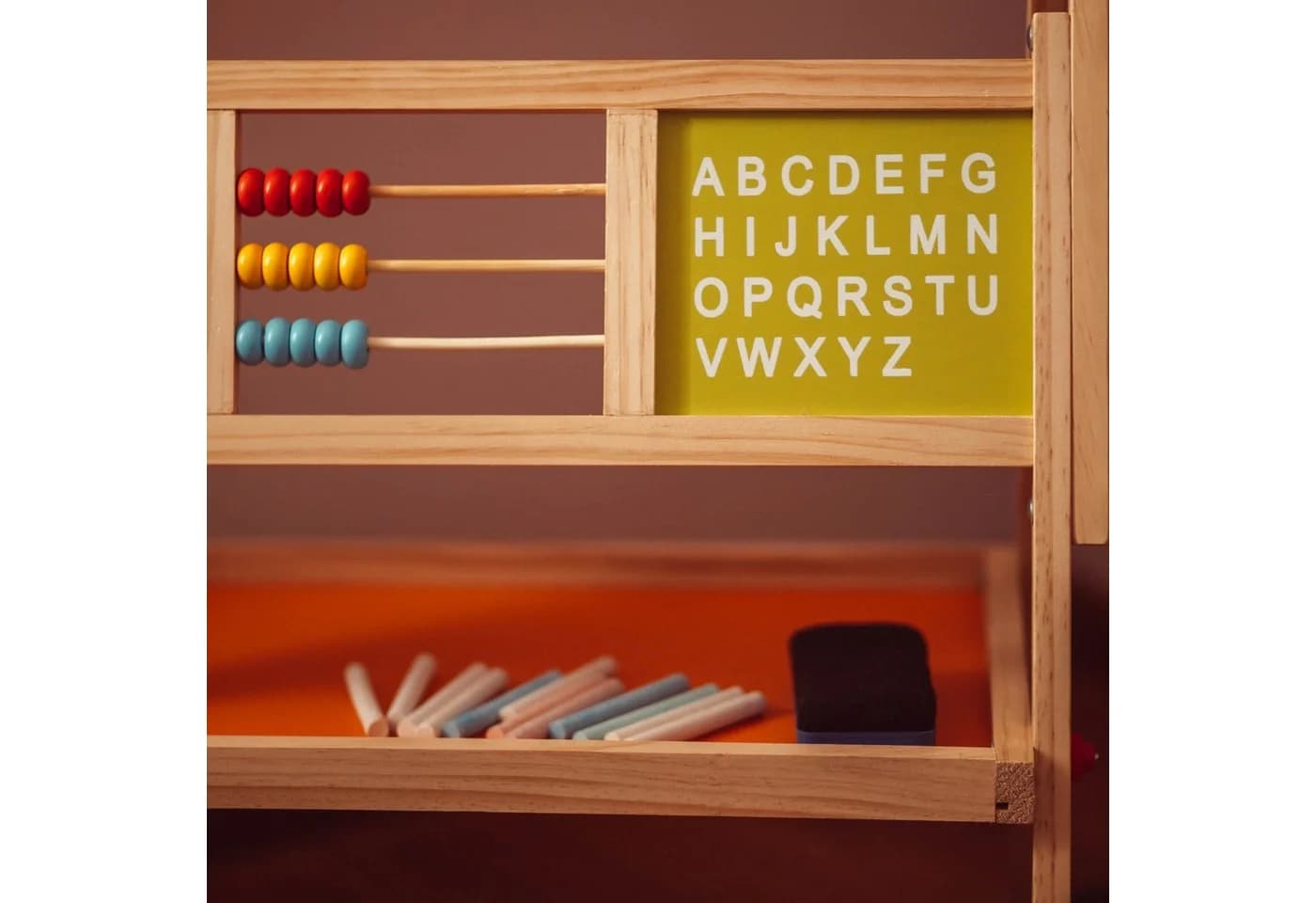 Mamabrum 2-in-1 Kindertafel Kreidetafel Whiteboard mit Magnetbuchstaben - Bild 4