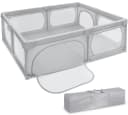 Moby-System Laufstall XXL Grau - Sicherer Spielbereich 200x140 cm Bild 2