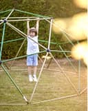 HyperMotion Kletterkuppel XXXL Garten-Spielplatz Stahl Bild 3