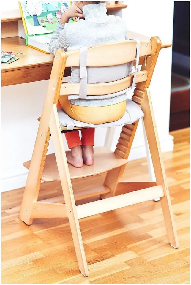 Moby-System Kinderstuhl WOODY - Naturholz mit Höhenverstellung - Bild 5