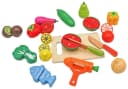 Mamabrum Spielküche Obst und Gemüse aus Holz zum Schneiden - 17-tlg. Bunt Bild 3
