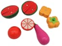 Mamabrum Spielküche Obst und Gemüse aus Holz zum Schneiden - 17-tlg. Bunt Bild 5