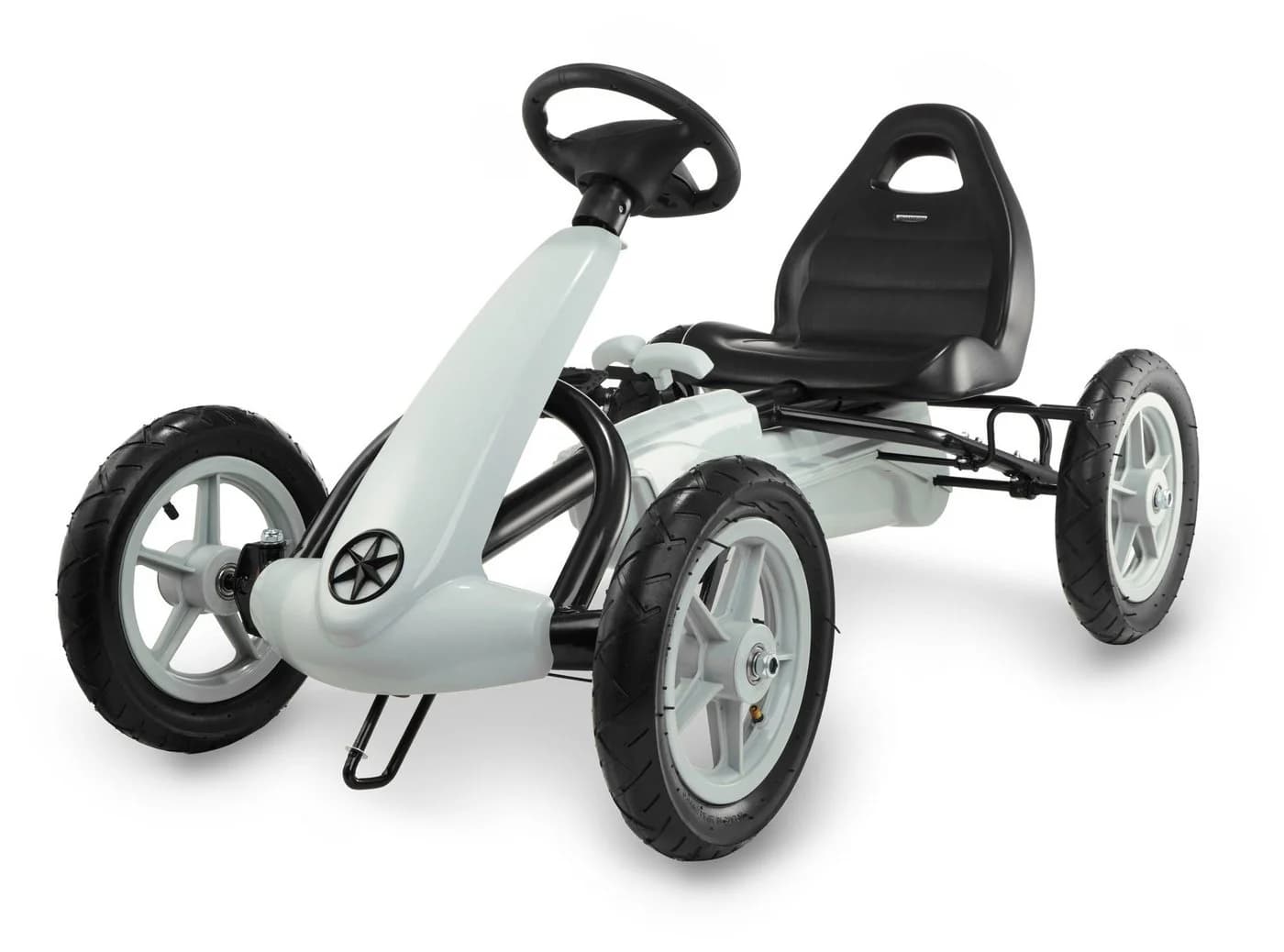 HyperMotion Pedal-Gokart EVOQUE Grau Kinder 5-8 Jahre - Bild 2