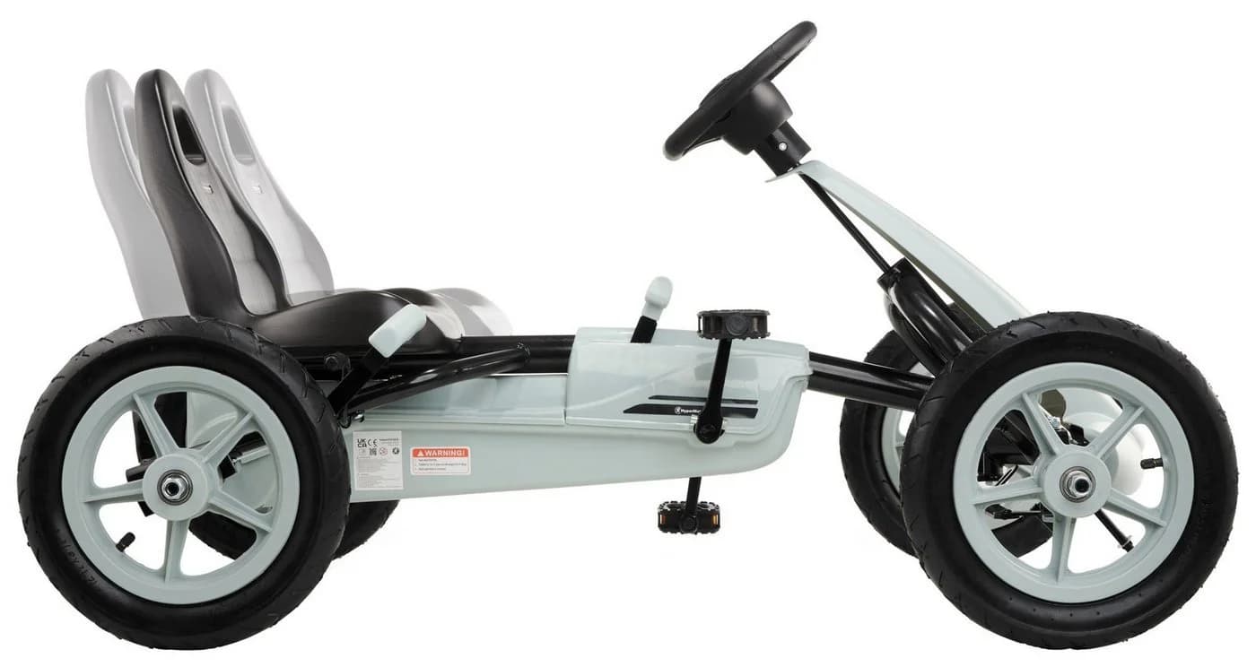 HyperMotion Pedal-Gokart EVOQUE Grau Kinder 5-8 Jahre - Bild 4