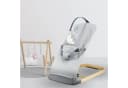 Moby-System Babywippe LILY 2-in-1 Grau Leinen Bild 5
