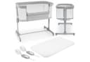 Moby-System Beistellbett LUNA 3in1 Babybett grau Bild 2