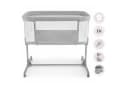 Moby-System Beistellbett LUNA 3in1 Babybett grau Bild 3