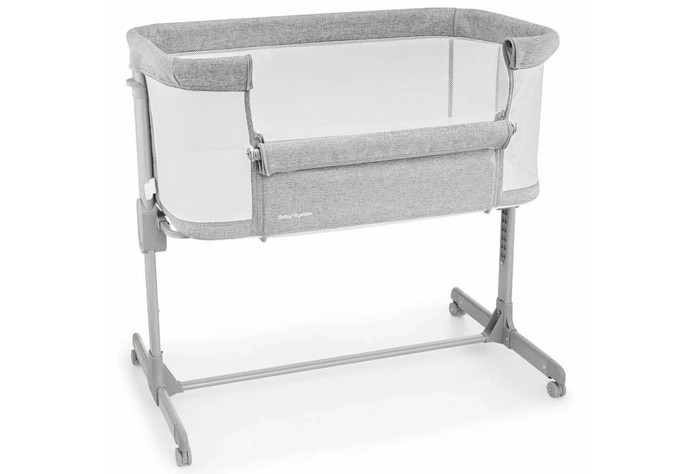 Moby-System Beistellbett LUNA 3in1 Babybett grau - Bild 5