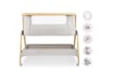 Moby-System DREEMY 3-in-1 Babybett Beistellbett Reisebett Grau Bild 1