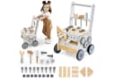 Mamabrum Lauflernwagen 3-in-1 Holz Walker Beige/Grau Bild 2