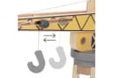 Mamabrum Baustellen-Spielzeugset mit Holzkran und 3 Fahrzeugen Bild 3