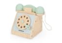 Mamabrum Kinder-Haushaltsset Retro Holztelefon mit Wählscheibe Bild 2