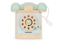 Mamabrum Kinder-Haushaltsset Retro Holztelefon mit Wählscheibe Bild 5