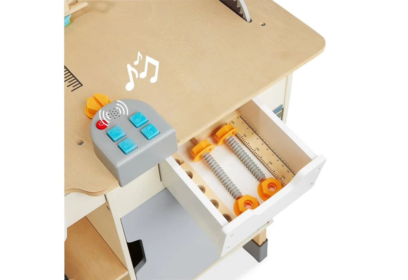 Mamabrum Spielwerkbank XXL Multifunktionale Holz-Werkbank für Kinder - Bild 3