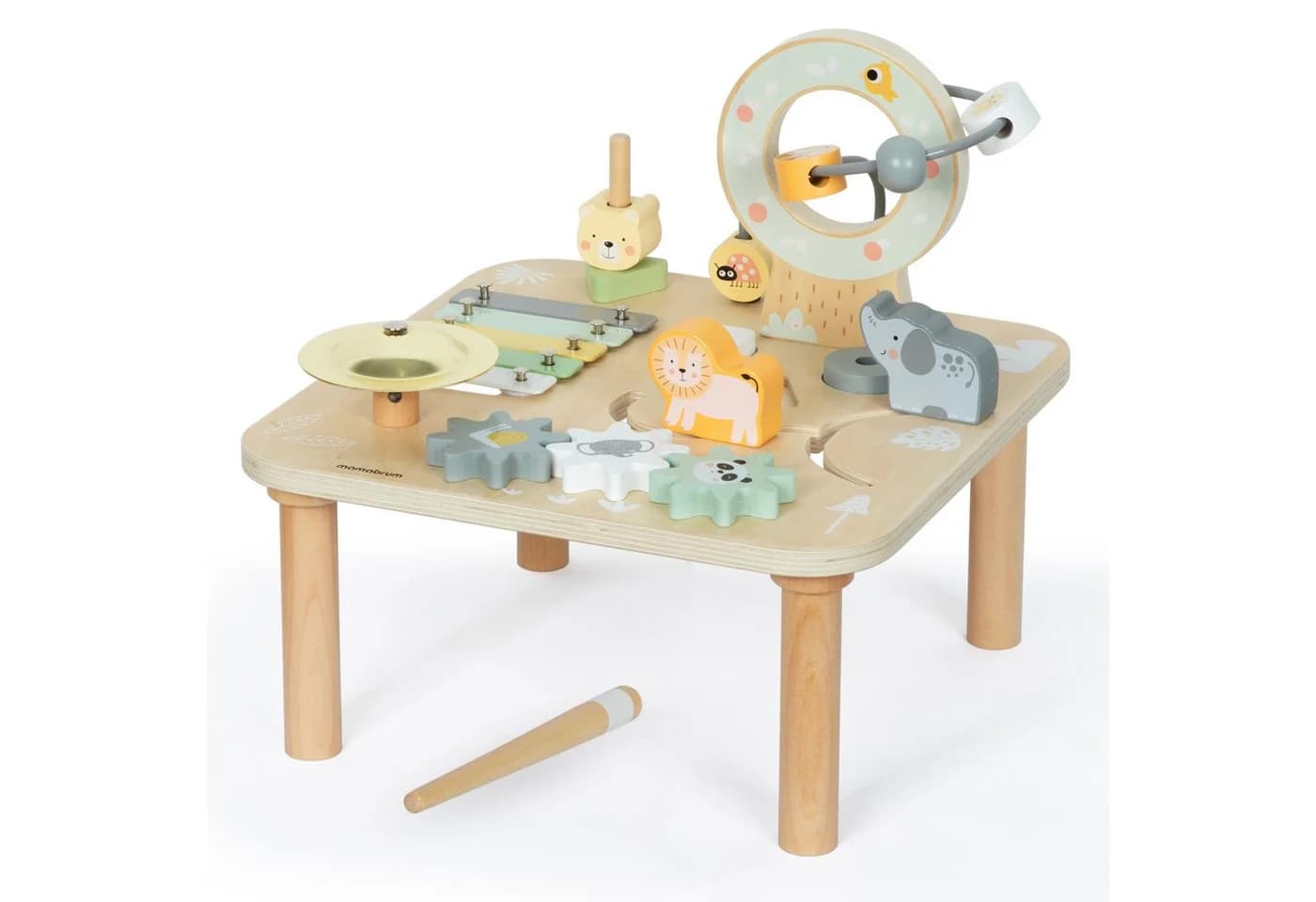 Mamabrum Spielcenter 7in1 Lern- und Spieltisch Grün Holz - Bild 2