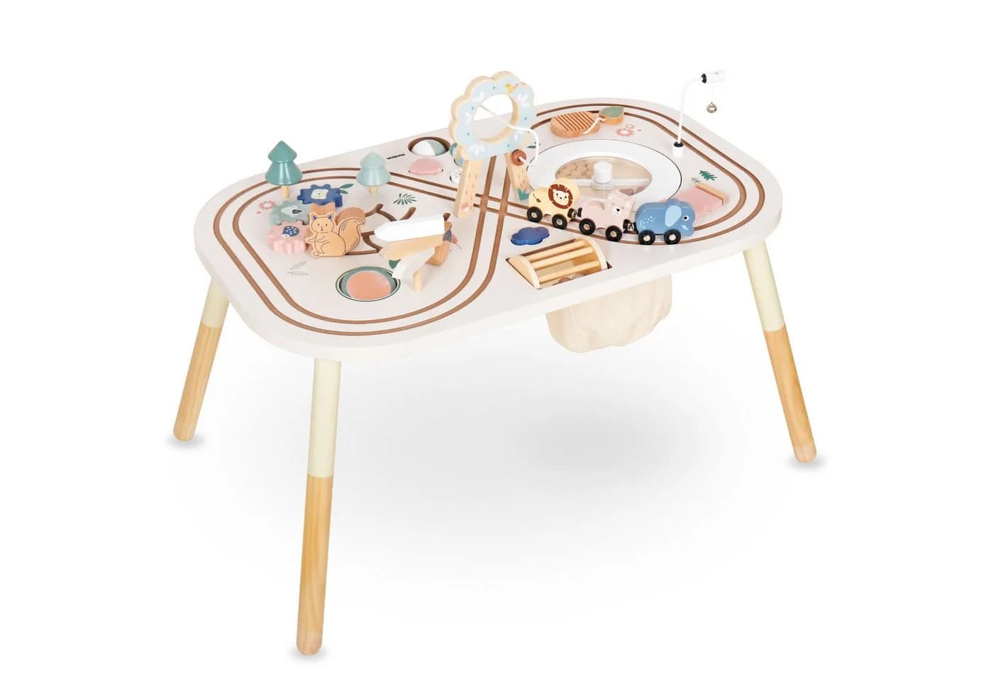 Mamabrum 10-in-1 Lerntisch aus Holz mit Tieren - Bild 2