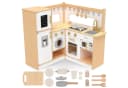 Mamabrum Spielküche Kinderküche aus Holz - Interaktives Küchen-Set Beige Bild 2