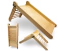 Mamabrum Holz-Kinderrutsche mit Leiter für den Innenbereich Bild 2