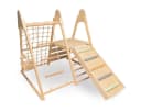 Mamabrum 5-in-1 Holzspielplatz für Kinder Buchen- und Birkenholz Bild 5