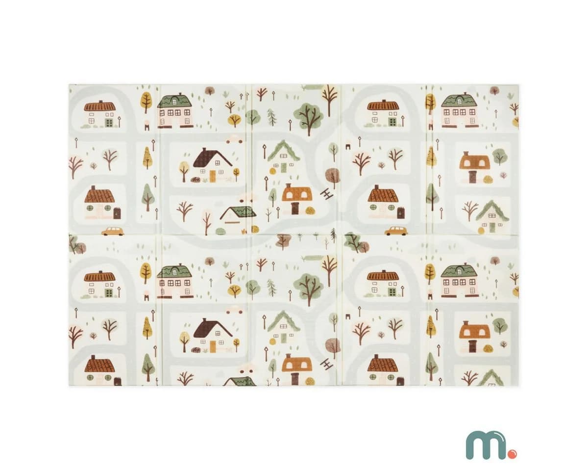 Mamabrum Spielmatte Doppelseitig Faltbar XPE Schaumstoff Beige - Bild 4