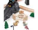Mamabrum Holzeisenbahn-Set mit Flughafen, Kran & Elektro-Lok Bild 5