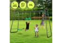 HyperMotion Gartenschaukel XXL mit 2 Sitzen, Trapez & Hangelleiter Bild 1