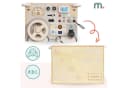 Mamabrum Montessori Lernspielzeug Holz Busy Board mit Lenkrad Bild 5