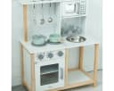 Mamabrum Kinderküche aus Holz mit Mikrowelle, Backofen & Zubehör Bild 3