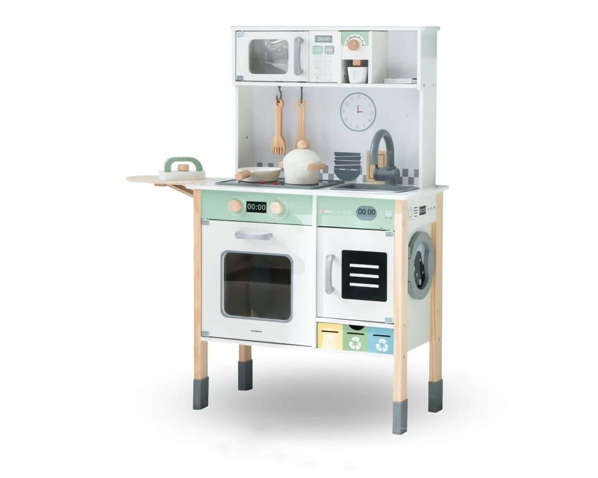 Mamabrum Kinderküche mit Waschmaschine, Spülmaschine & Tafel – höhenverstellbar - Bild 2