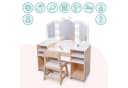 Mamabrum 2in1 Schminktisch mit LED-Licht & Stuhl Bild 1