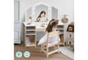 Mamabrum 2in1 Schminktisch mit LED-Licht & Stuhl Bild 3