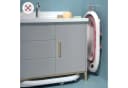 Moby-System Faltbare Babybadewanne mit Thermometer Altrosa Bild 4
