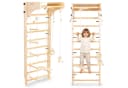 Mamabrum Kletterwand Holz für Kinder mit Zubehör Bild 2