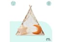 Mamabrum Kinder Tipi Zelt mit Matte, Kissen und LED Bild 1