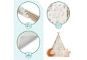 Mamabrum Kinder Tipi Zelt mit Matte, Kissen und LED Bild 3