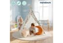 Mamabrum Kinder Tipi Zelt mit Matte, Kissen und LED Bild 4