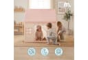 Mamabrum Kinderzelt XXL mit LED Lichterkette Rosa Beige Bild 1