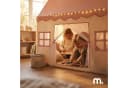 Mamabrum Kinderzelt XXL mit LED Lichterkette Rosa Beige Bild 3