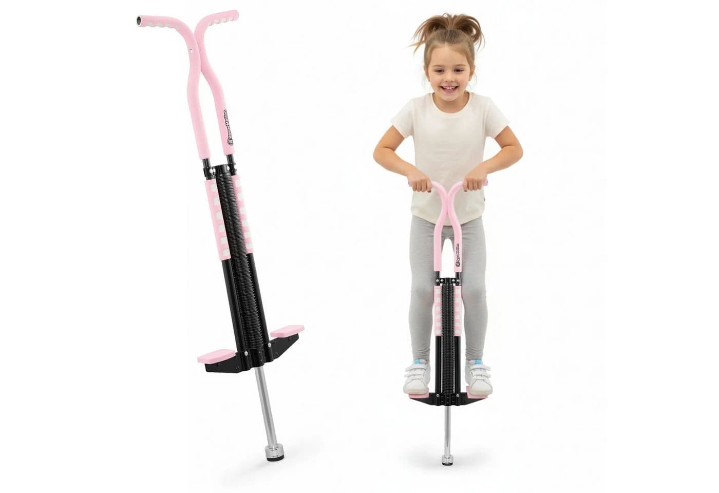 HyperMotion Pogo Stick Kinder Rosa Stahl Schaum - Bild 2