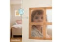 Mamabrum Kinderzelt XXL mit LED Lichterkette Beige Rosa Bild 5