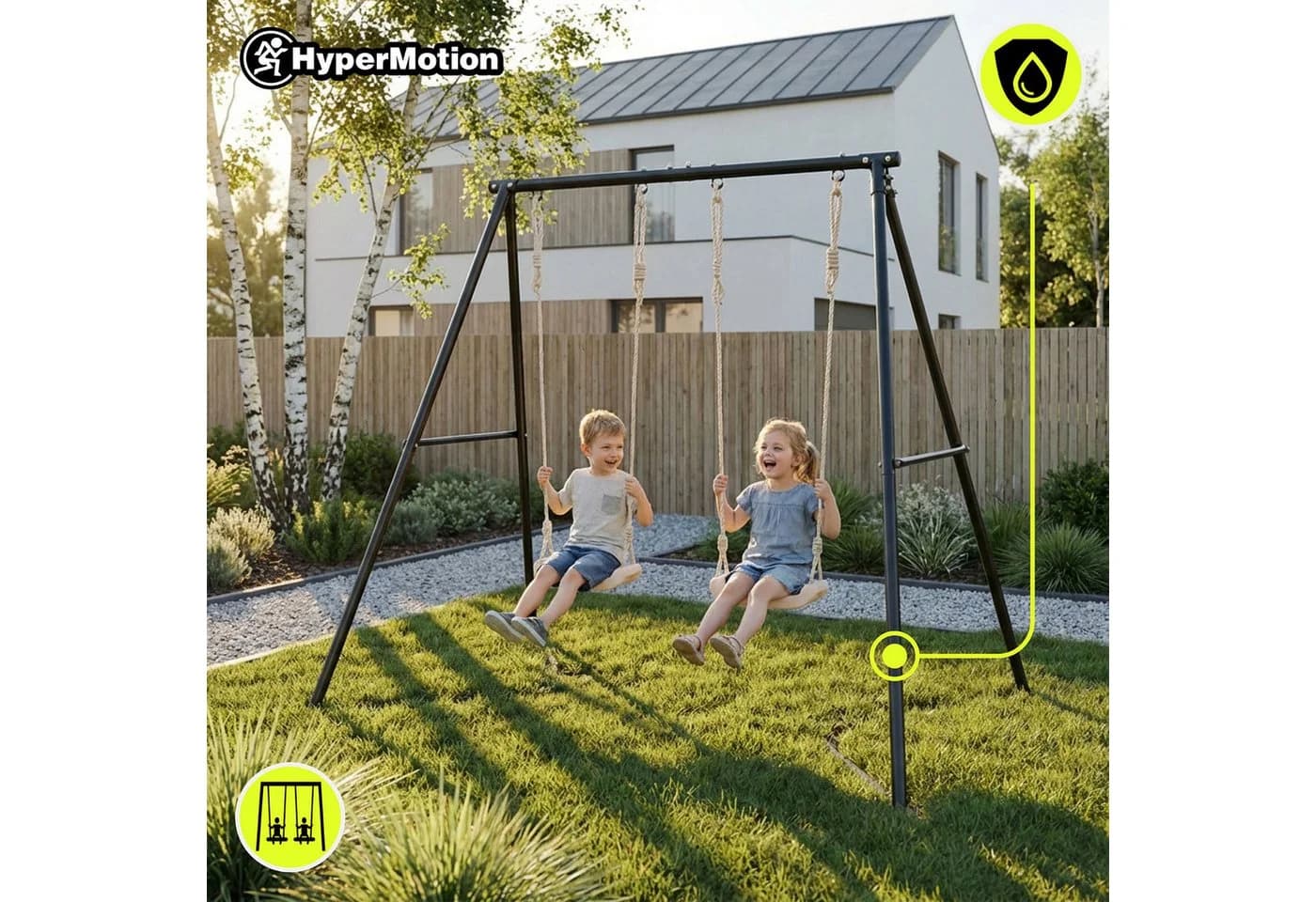 HyperMotion Mamabrum Baby Gym Holz Ozean Montessori mit Anhängern - Bild 3