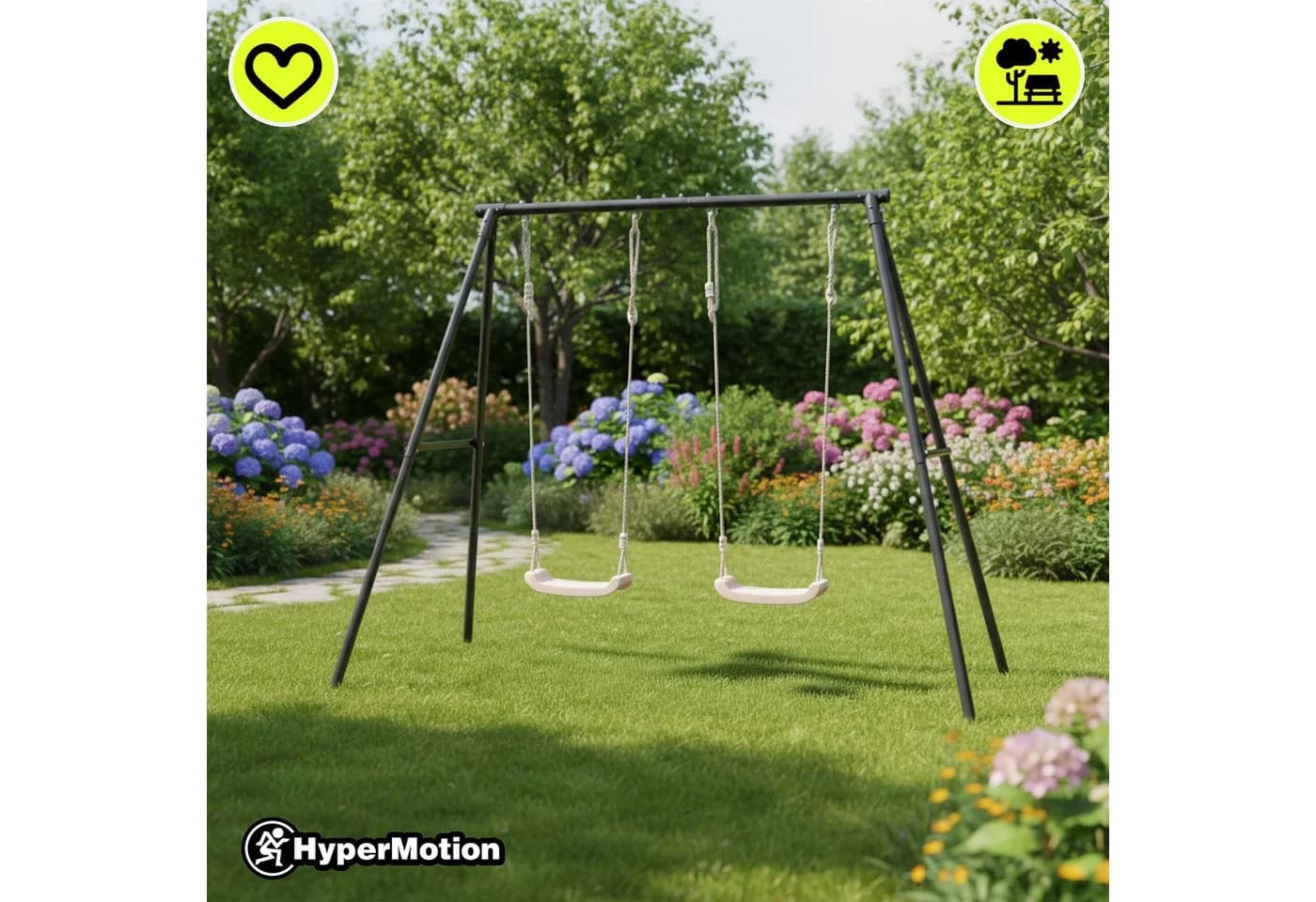 HyperMotion Mamabrum Baby Gym Holz Ozean Montessori mit Anhängern - Bild 5