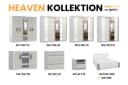 Deine Möbel 24 Kleiderschrank HEAVEN 5D mit Spiegel Weiß Bild 5