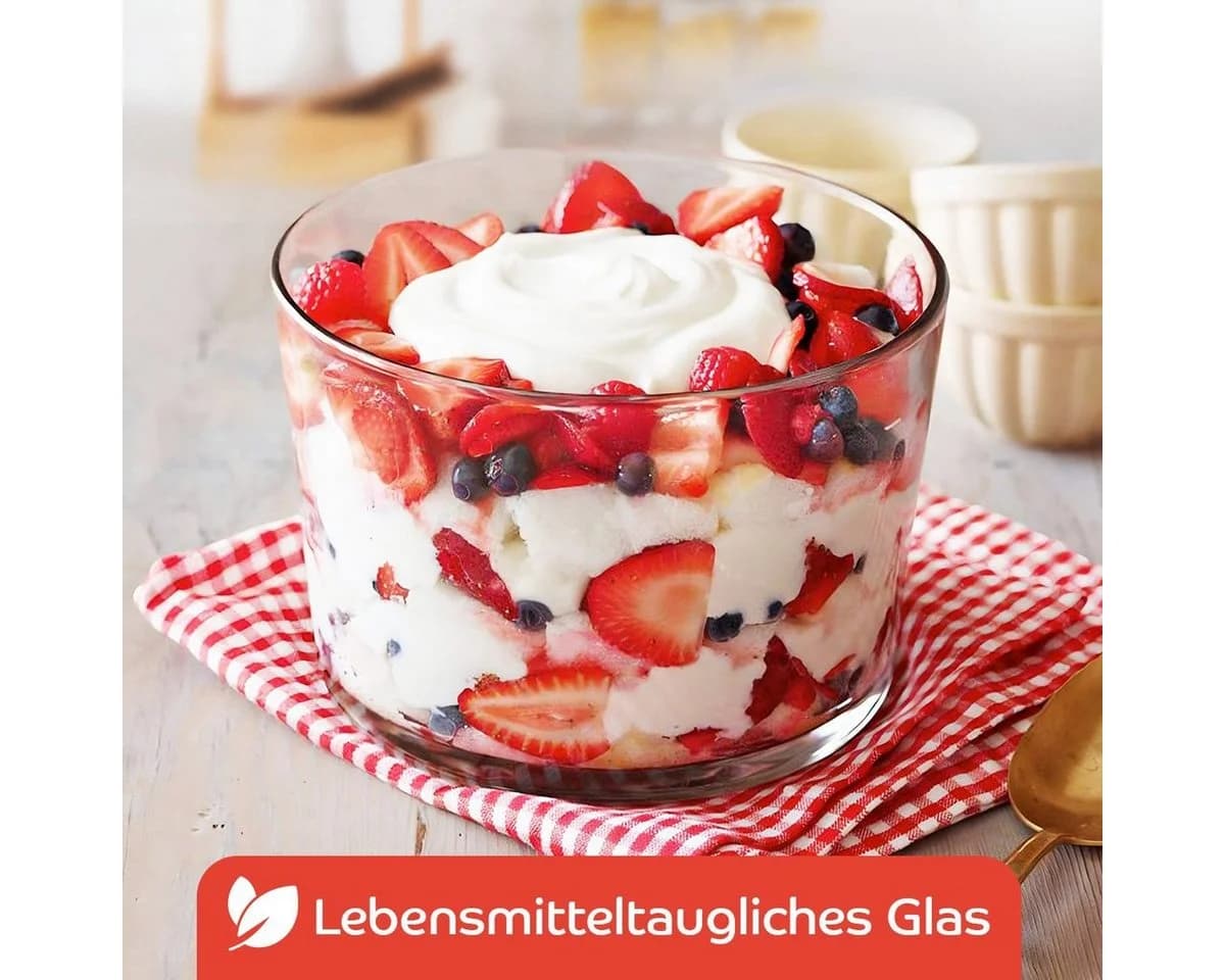 KONZEPT Dessertschale 6er Set Transparent Glas 150ml