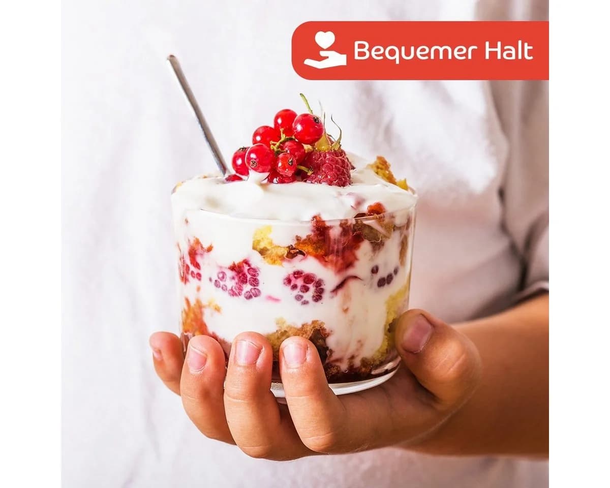 KONZEPT Dessertschale 6er Set Transparent Glas 150ml - Bild 3