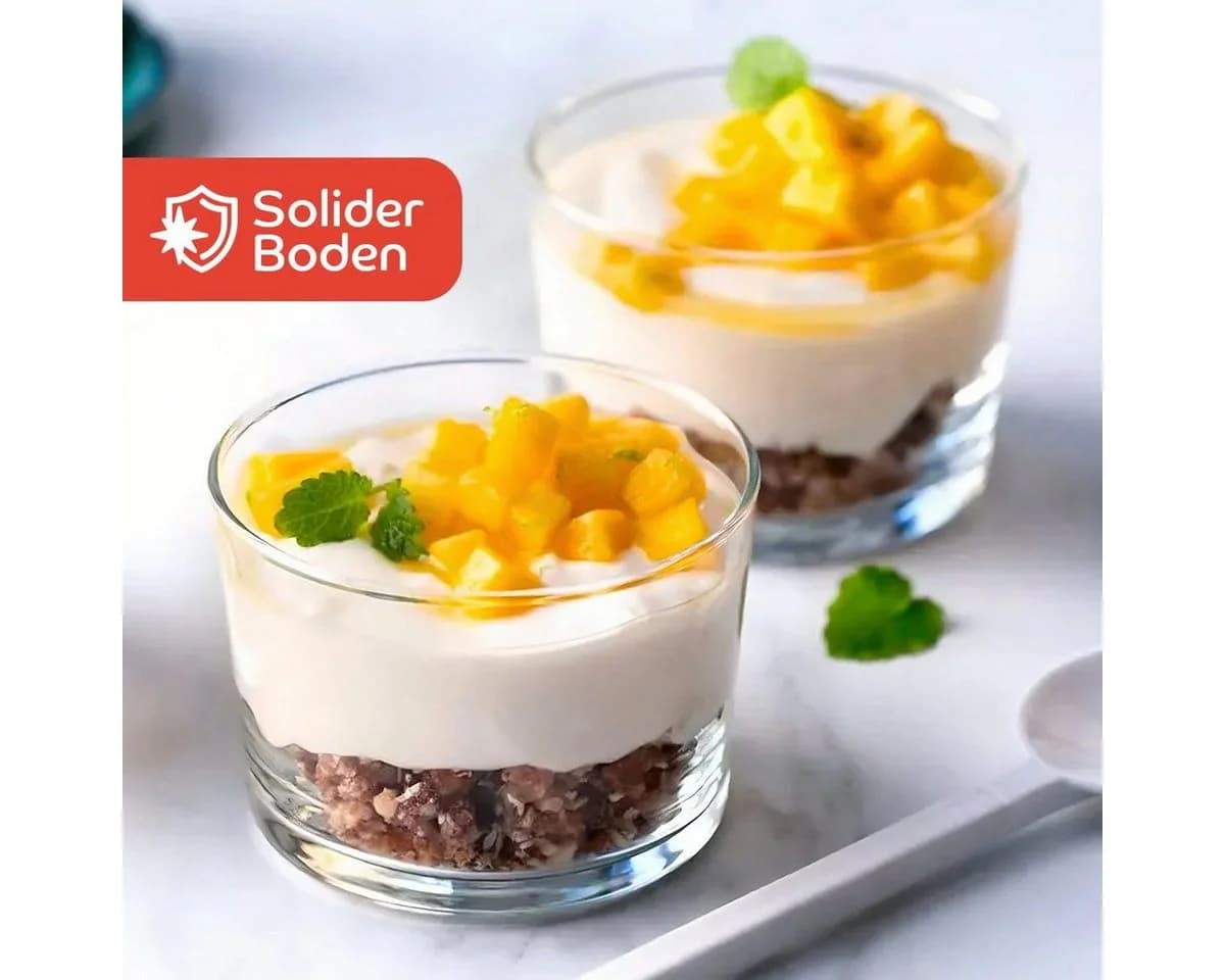 KONZEPT Dessertschale 6er Set Transparent Glas 150ml - Bild 5