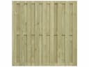Woodtex Sichtschutzelement Kiefernholz Sichtschutzzaun 180x180 cm Grün Bild 4