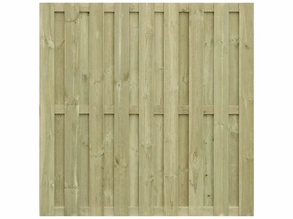 Woodtex Sichtschutzelement Kiefernholz Sichtschutzzaun 180x180 cm Grün - Bild 4